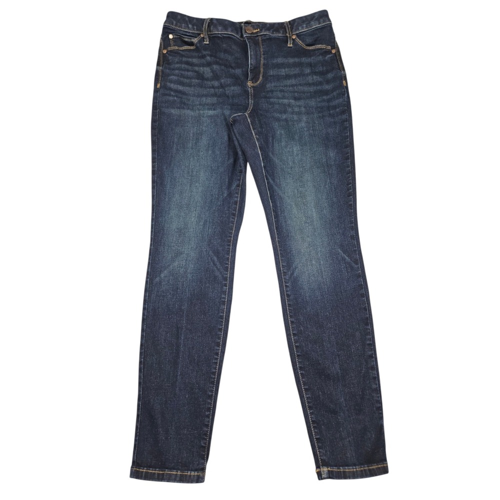 Simply Vera Vera Wang Skinny Denim Jeans Dark Wash Sz 12